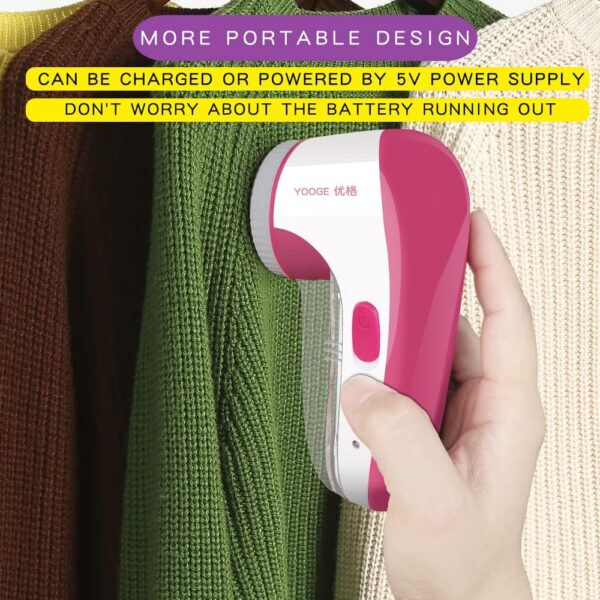 Electric Lint Remover Fabric Shaver,Fuzz/Lint Remover for Clothes, High Power Can Efficiently and Quickly Remove Lint Balls - Image 12